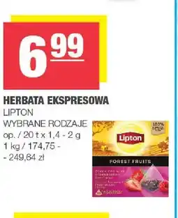 Spar Herbata ekspresowa Lipton oferta