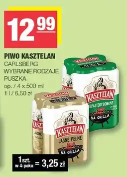 Spar Piwo Kasztelan Jasne Pełne 4-pak oferta
