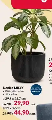Agata Meble Donica Milly Ø29,8x25,7 cm oferta