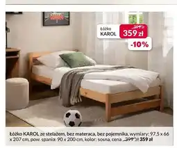 Agata Meble Łóżko ze stelażem Agata Karol oferta