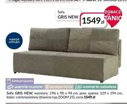 Agata Meble Sofa Gris New oferta