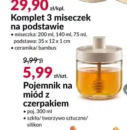 Agata Meble Pojemnik na miód z czerpakiem oferta
