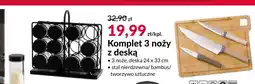 Agata Meble Komplet 3 noży z deską oferta