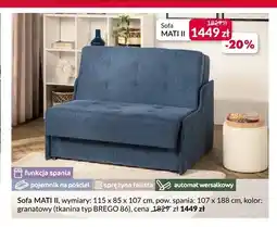 Agata Meble Sofa MATI II oferta