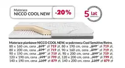 Agata Meble Materac piankowy NICCO COOL NEW 80x160 cm oferta
