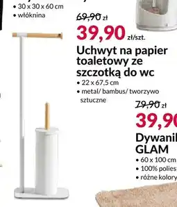 Agata Meble Uchwyt na papier toaletowy ze szczotką do wc oferta
