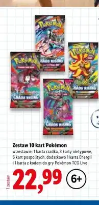 Lidl Zestaw 10 kart Pokémon oferta