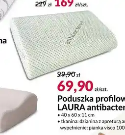 Agata Meble Poduszka profilowana LAURA antibacterial 40x60x11 cm oferta