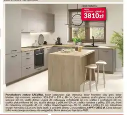 Agata Meble Zestaw mebli kuchennych Agata Salvina clay grey oferta