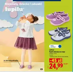 Lidl Kapcie dziecięce na rzepy Lupilu oferta