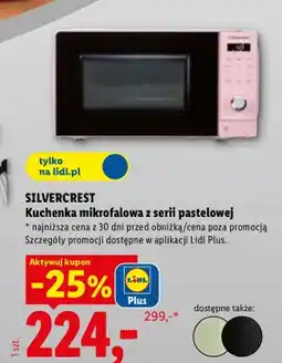 Lidl Kuchenka mikrofalowa Silvercrest oferta
