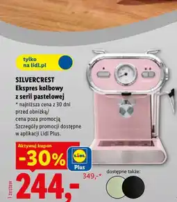 Lidl Ekspres kolbowy Silvercrest oferta