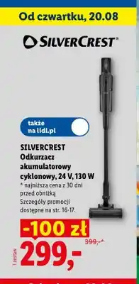 Lidl Odkurzacz akumulatorowy cyklonowy Silvercrest oferta