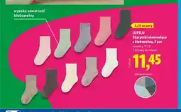 Lidl Skarpetki niemowlęce z biobawełną Lupilu 5-pak oferta