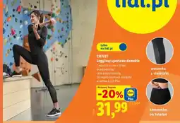 Lidl Legginsy sportowe damskie Crivit oferta