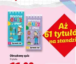 Lidl Książka Obrazkowy quiz oferta