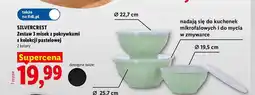 Lidl Zestaw 3 misek z pokrywkami Silvercrest oferta