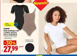Lidl Body modelujące soft z krótkim rękawem Esmara oferta