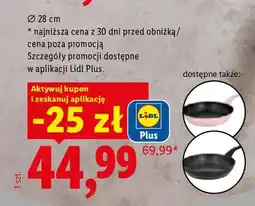 Lidl Patelnia aluminiowa Silvercrest Ø 28 cm oferta