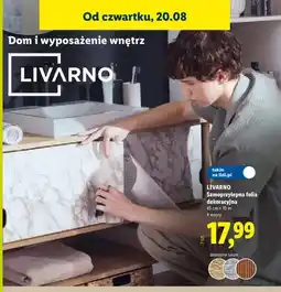 Lidl Samoprzylepna folia dekoracyjna Livarno 45cmx10 m oferta