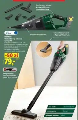 Lidl Akumulatorowy odkurzacz ręczny PARKSIDE oferta