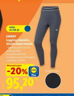 Lidl Legginsy damskie Umbro oferta