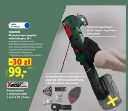 Lidl Akumulatorowe narzędzie wielofunkcyjne Parkside oferta