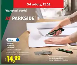 Lidl Zestaw noży PARKSIDE 33 elementy oferta