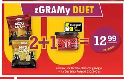 Gram Market Zestaw chipsy tortilla Mexi Corn Mogyi + dip salsa Roleski oferta