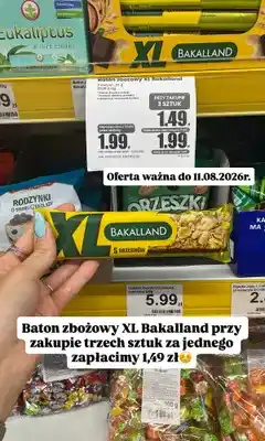 Dino Baton zbożowy Bakalland XL 5 orzechów oferta