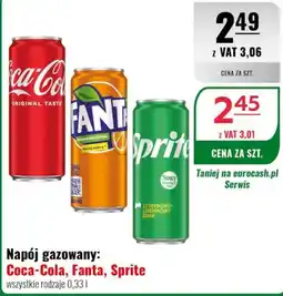 Eurocash Napój gazowany: Coca-Cola, Fanta, Sprite oferta