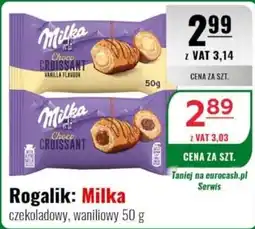 Eurocash Rogalik: Milka czekoladowy, waniliowy oferta