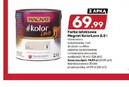 Bricomarche Farba lateksowa Magnat KolorLove oferta