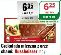 Eurocash Czekolada mleczna z orzechami: Nussbeisser oferta