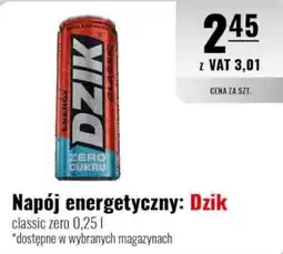 Eurocash Napój energetyczny: Dzik classic zero oferta