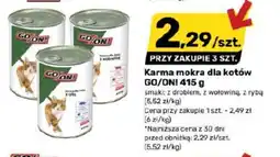 Bricomarche Karma mokra dla kotów GO/ON! oferta