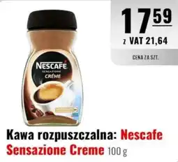 Eurocash Kawa rozpuszczalna: Nescafe Sensazione Creme oferta