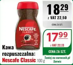 Eurocash Kawa rozpuszczalna: Nescafe Classic oferta