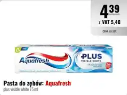 Eurocash Pasta do zębów: Aquafresh plus visible white oferta