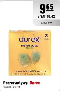 Eurocash Prezerwatywy: Durex sensual slim oferta