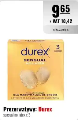 Eurocash Prezerwatywy: Durex sensual no latex oferta