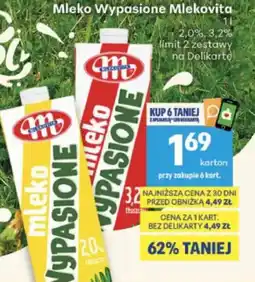 Delikatesy Centrum Mleko wypasione mlekovita oferta