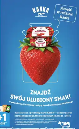 Delikatesy Centrum Serek Truskawkowy Kanka oferta