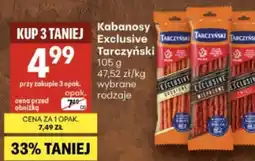 Delikatesy Centrum Kabanosy Exclusive Tarczyński oferta