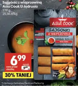 Delikatesy Centrum Sajgonki z wieprzowiną Asia Cook oferta