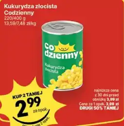 Delikatesy Centrum Kukurydza zlocista Codzienny oferta