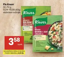Delikatesy Centrum Knorr Fix Makaron Kremowe 4 Sery z Mozzarella oferta