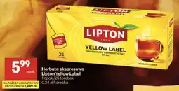 Delikatesy Centrum Herbata ekspressowa Lipton Yellow Label oferta