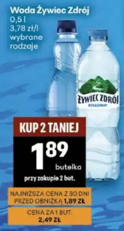 Delikatesy Centrum Woda Żywiec Zdrój oferta