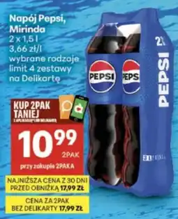 Delikatesy Centrum Napój Pepsi, Mirinda oferta